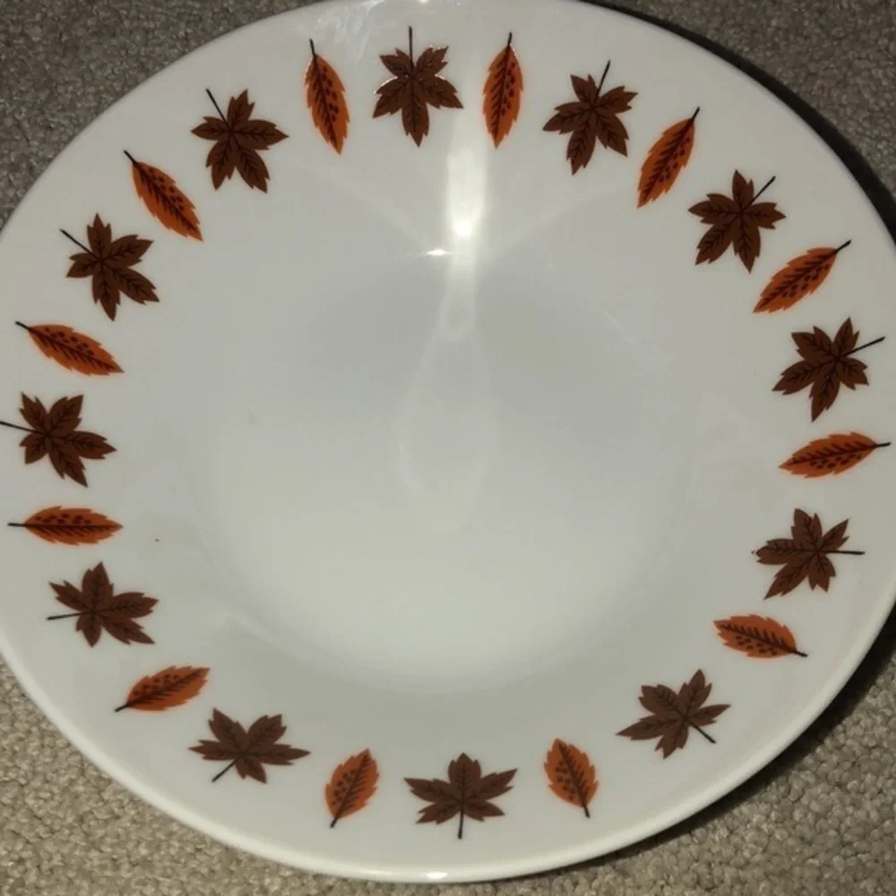 Vintage Harmony House Fine China Japan Bowl‎ Set (8) Leaf Fall Thanksgiving